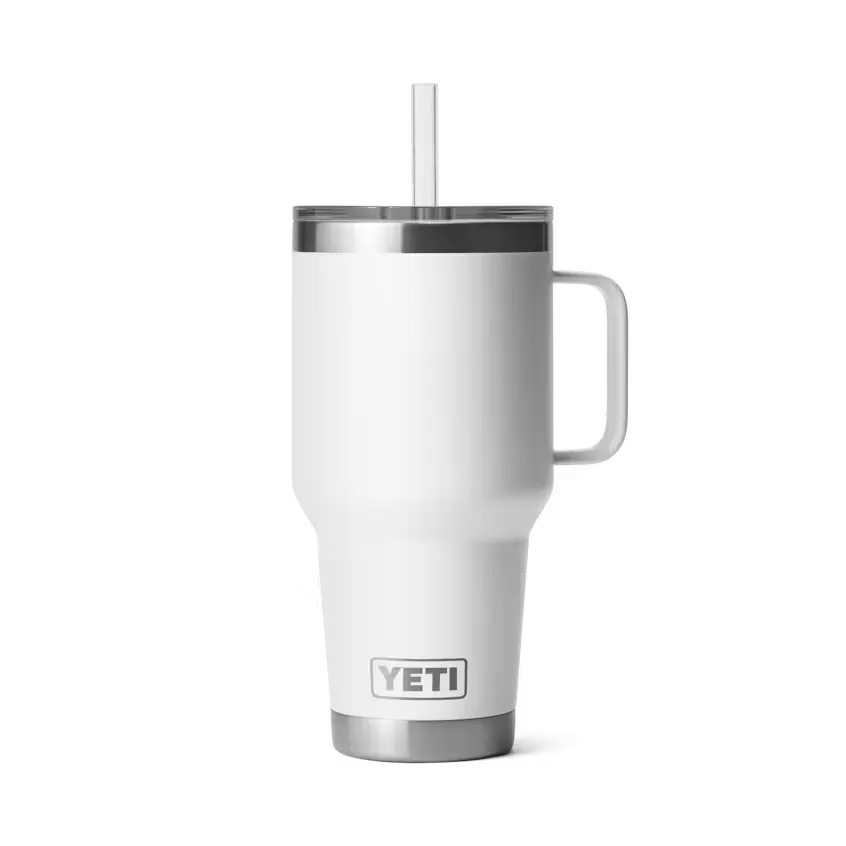 35oz STRAW MUG (White)