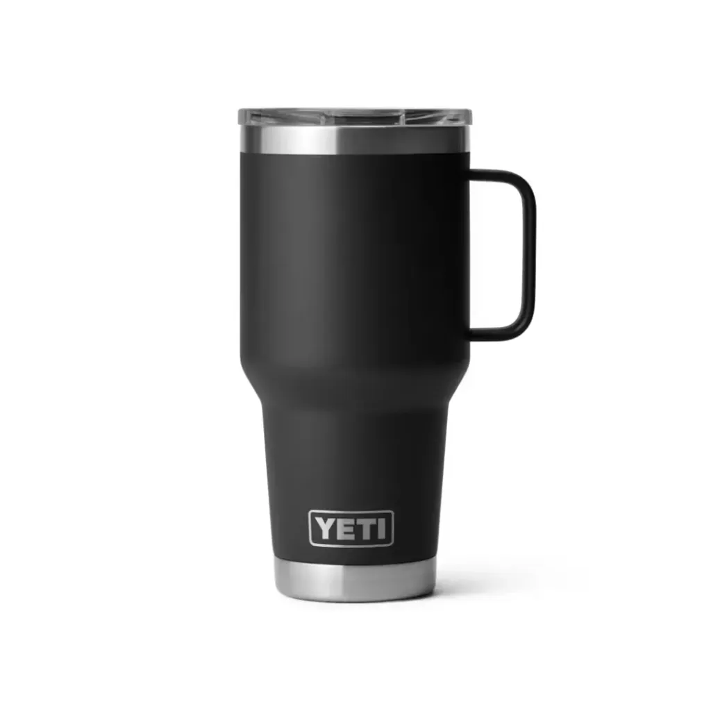 RAMBLER 30oz TRAVEL MUG WITH STRONGHOLD LID (BLACK)