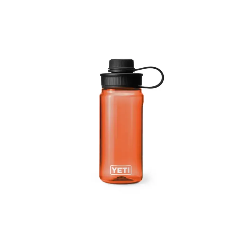 YONDER 600ml / 20 oz WATER BOTTLE WITH TETHER CAP (ORANGE)